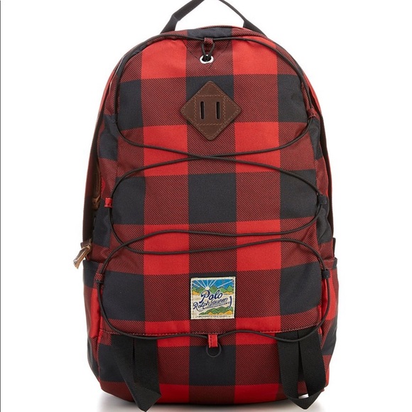Polo Ralph Lauren Other - 🆕Polo Ralph Lauren Mountain Backpack Red Black